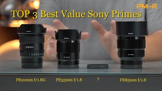 Sonys Top 3 Value Full Frame Prime Lenses by Patrick Murphy-Racey
There are 3 Sony Prime lenses that are the unsung heros in their lens lineup. Most YouTubers ignore them and always talk about the GMzooms. I wanted to give some love to what I consider to be the best three prime lenses for the money with Sony. In this video I talk about the Sony FE20mm f/1.8G lens, the Sony FE35mm f/1.8 lens, and the Sony FE85mm f/1.8 lens.
Please consider using my affiliate links if you are wanting to purchase any of the lenses in this video:
Sony FE20mm f/1.8G: https://amzn.to/447B5QK
Sony FE35mm f/1.8: https://amzn.to/3TMhF0C
Sony FE85mm f/1.8: https://amzn.to/49OPt1z Sonys Top 3 Value Full Frame Prime Lenses by Patrick Murphy-Racey