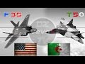 T50 (Algerian) vs F35 (Usa) طائرة الشبح الجزائرية vs طائرة الشبح الأمريكية