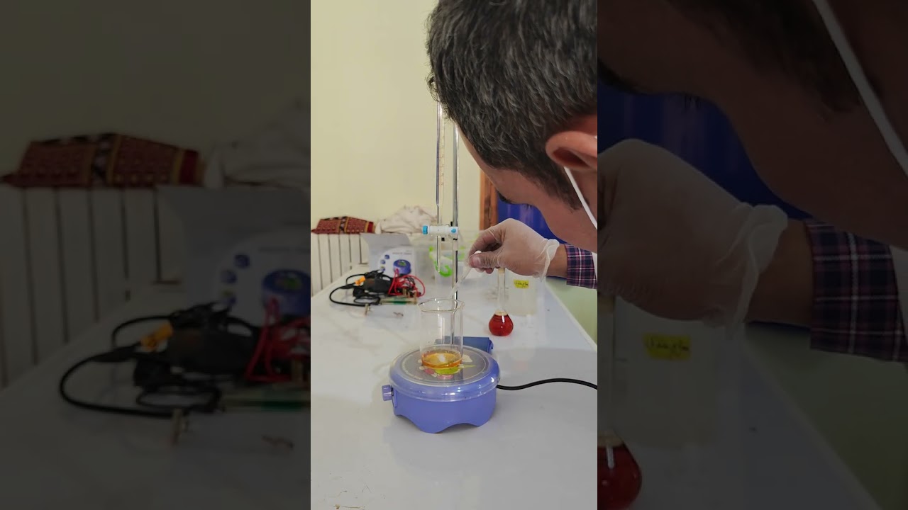 المعايرة اللونية في تفاعلات الأكسدة الارجاعية _ ثنائي اليود بواسطة ثيوكبريتات الصوديوم 