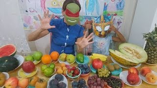 Meyve challenge Elif ve annesi yarışıyor kim daha çok bilecek,Eğlenceli çocuk videosu,Fruit challeng