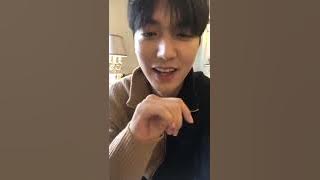 Lee Min Ho First IG Live (20.06.2019)