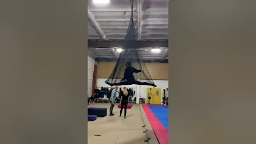 Aerial net solo (training process)