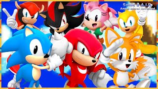 Sonic 3 A.I.R. & Knuckles & Shadow & Mighty & Ray & Amy - Full Playthroughs 100% All Super Emeralds