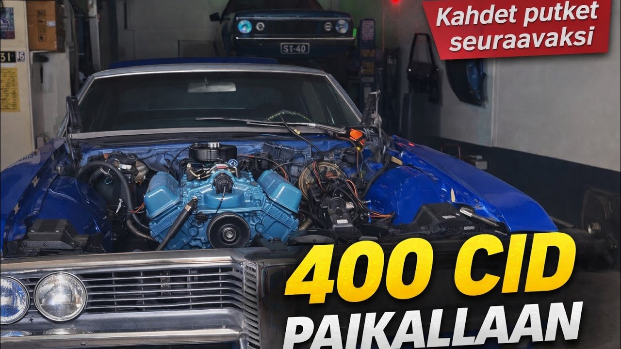 ”Pontiac 400 herää eloon – tuplaputket ’68 Bonnevilleen”