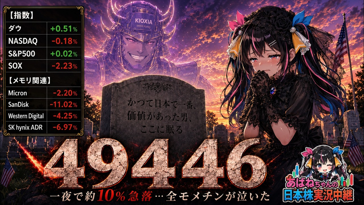 【7/28】 あばねちゃんの日本株実況中継 【配信510回目】