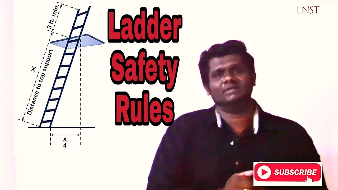 Ladder safety rules in Tamil Learn Nebosh and safety inTamil Basic