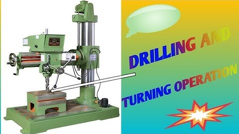 Turning and drilling operation on manual lathe machine | forging jobs
