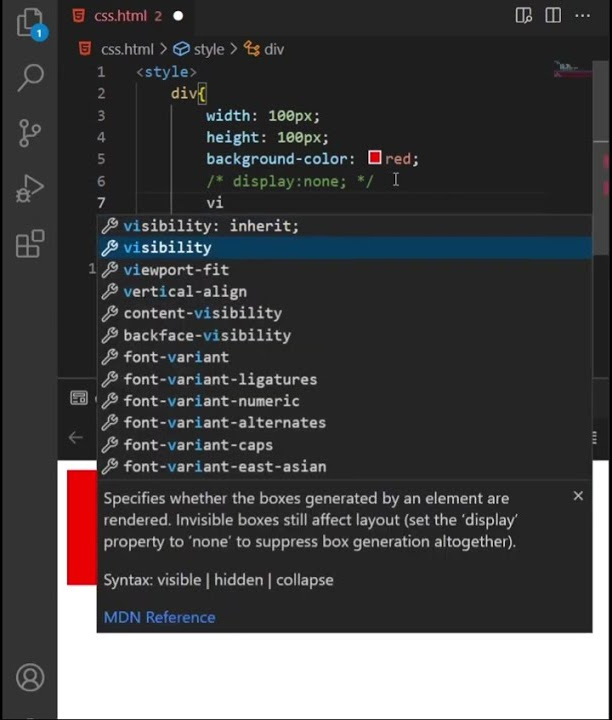 How to hide elements in CSS | طريقة اخفاء العناصر في CSS - YouTube