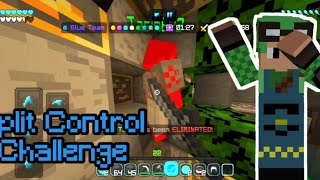 Split Control Challenge | Skywars | Funny Moments | MCPE Gameplay |
