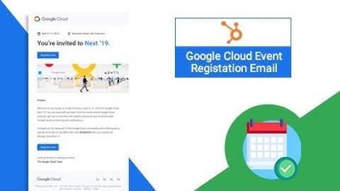 Google Cloud Event Registation Email Template  | HubSpot Marketplace | TRooInbound