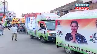 Congress Barabati Constituency Contender Sofia Firdous Conducts Mega Rally In Cuttack Resimi