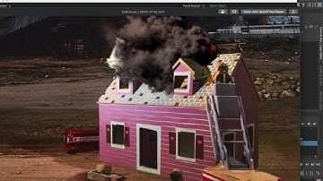 Camera Projection in Maya. Part 05, Rendering 2.5D Digital Matte Paintings