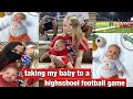 TEEN MOM DAY IN THE LIFE + football game & 2 month pics!!