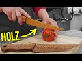 Experiment: Wie SCHARF kann ein HOLZMESSER sein?