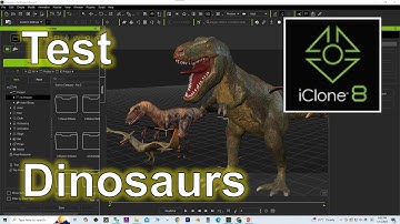 iClone 8 Dinosaur Test #iclone #tutorial #demo #dinosaur #3danimation #reallusion