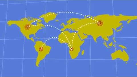 Map infographic video