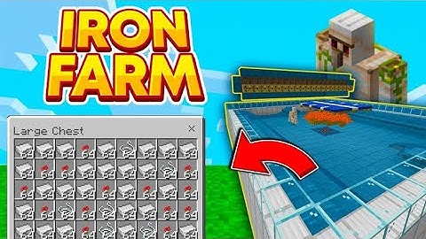 Minecraft 1.17+ IRON FARM TUTORIAL! | Efficient, Easy, Compact | Let