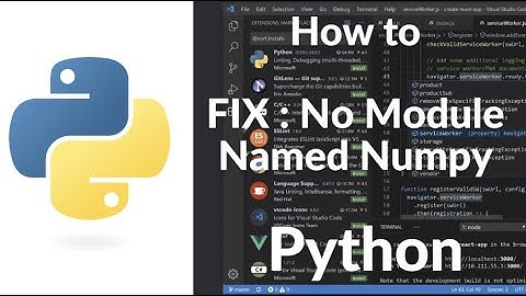 FIXED: ModuleNotFoundError No Module Named Numpy in VSCode | Python Error Solution 2025