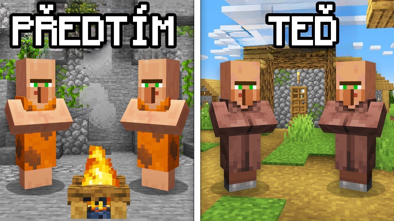 Příběh Vesničanů v Minecraftu!