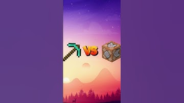 💎Diamond Pickaxe vs minecraft blocks. #minecraft #blocks #diamond #shorts