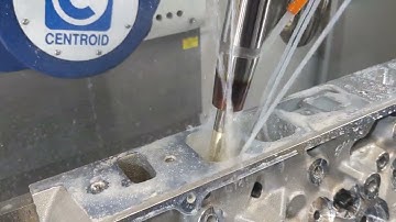 Centroid 5 axis CNC Cylinder Head Porting