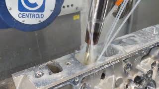 Centroid 5 axis CNC Cylinder Head Porting