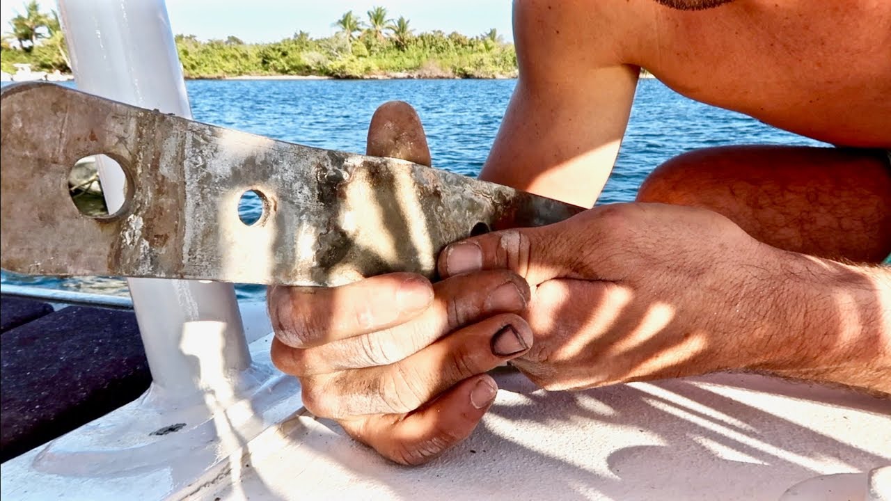 Taking Apart Our Boat AGAIN! – removing chainplates and sourcing new crossbeam