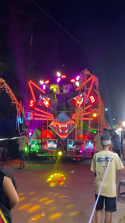 Sound horeg sb audio 8 sub parathel & f1 lighting model kucing karnaval kendalrejo