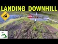 LANDING DOWNHILL on a 1300' Mountain Airstrip! 😲