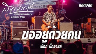 Video thumbnail of "ขออยู่ด้วยคน - พ็อกบิ๊กอายส์ (คอนเสิร์ตสหายพาโล 5/8/66)"