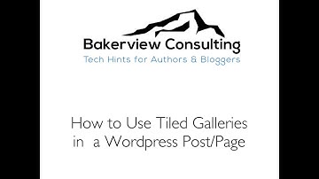 How to Use Tiled Galleries in a WordPress Post