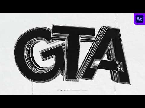 "GTA" by Aquaraps - Typography thumbnail