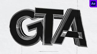 "GTA" by Aquaraps - Typography