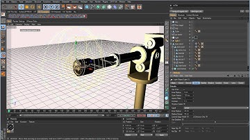 Cinema 4D Tutorial - Minigun Part 6 - Xpresso muzzle flash controller