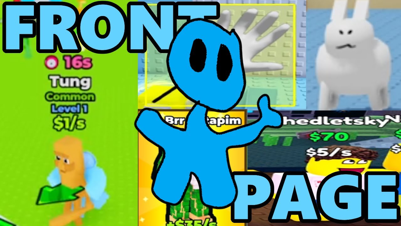 Playing Roblox's STRANGEST Front Page Games