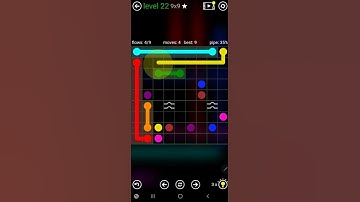 How To Solve Flow Free Bridges Classic Pack 2 Level 22 9x9 Board Walk Through Solution Walkthrough