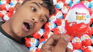 Yummy Kinder Surprise Egg Toys Opening - A Lot Of Kinder Joy Chocolate Asmr