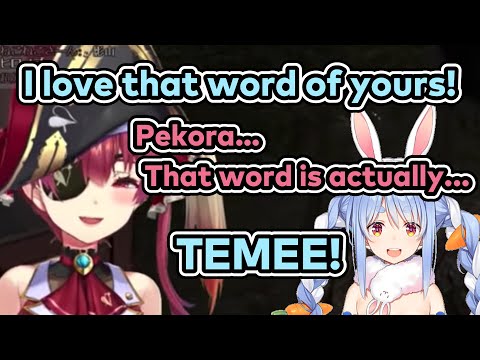 [Eng Sub] Pekora is moved by Marine's good words, but... (Houshou Marine/Usada Pekora)[Hololive]