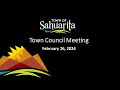 Town Council Meeting - February 25, 2024