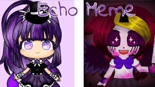 Echo meme (Fake Collab w/ Wolfy Ku)|#wolfykufakecollab
