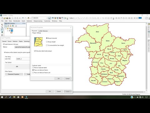 Label Features in ArcMap - ArcGIS For Beginners