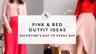 Pink \& Red Outfit Ideas