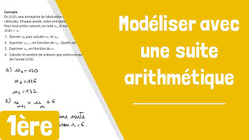 Comment modéliser un phénomène avec une suite arithmétique ?