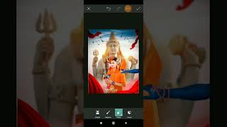 Happy mahashivratri photo editing | shivaratri photo editing picsart | picsart photo editing shorts