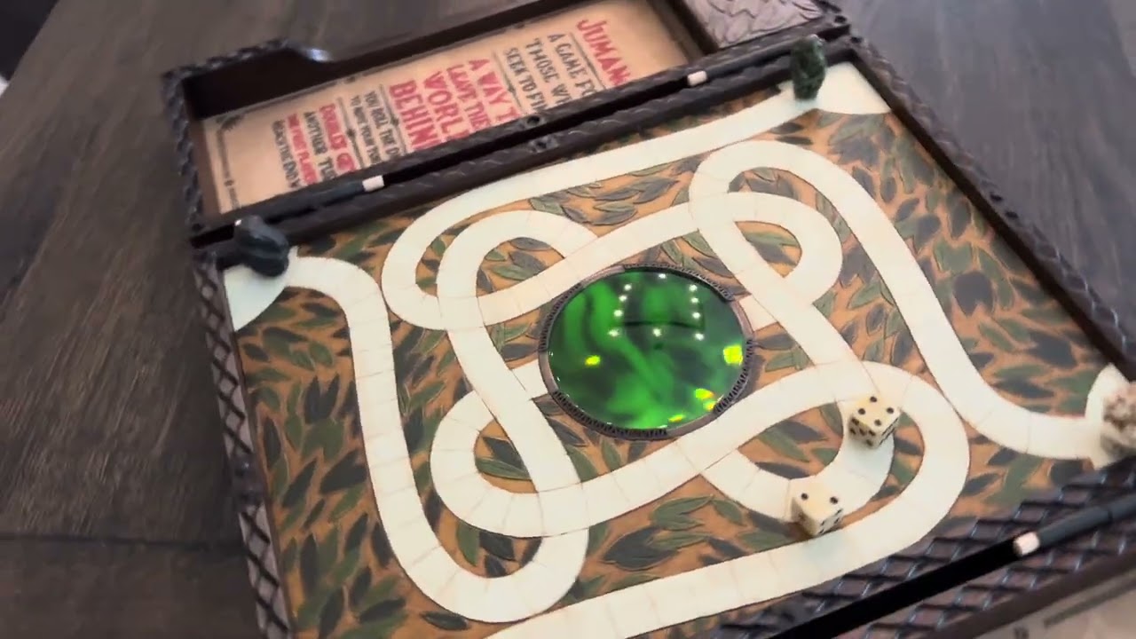 World's First Self-Moving Jumanji Board Replica - An Update - YouTube