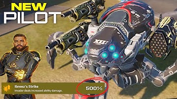 Invader Finally Gets A Legendary Pilot! NEW 500% Damage Increase To Ability | War Robots