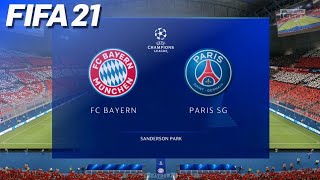 ? Bayern München vs PSG (Simulación) De Los Cuartos De Final De La Champions League FIFA 21 ⚽️.