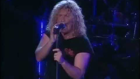 ...When Sam had enough with “Running with The Devil” during Balance Tour