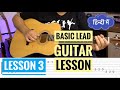 Basic lead guitar lesson for beginners  improve your leads with these easy exercise  lesson 3
