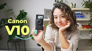 My love and hate with this camera... vlog & chat // Canon V10